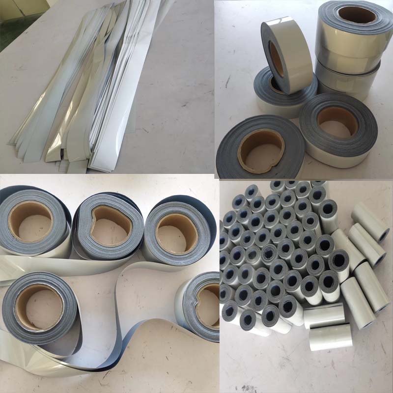 亮银反光弹性耐刮烫画膜服装马甲5CM反光转印膜辅料 反光热帖膜条