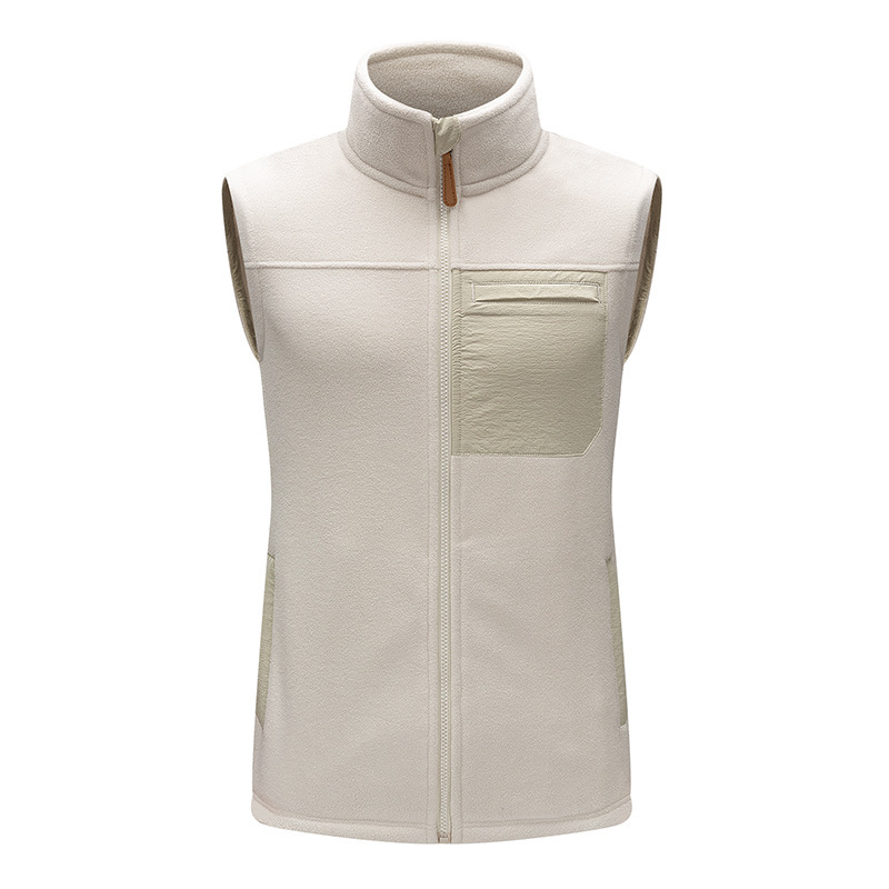 Yao chaleco de terciopelo para hombres y mujeres al aire libre chaleco de terciopelo cálido ocio chaleco de terciopelo cardigans chaqueta de moda image 11