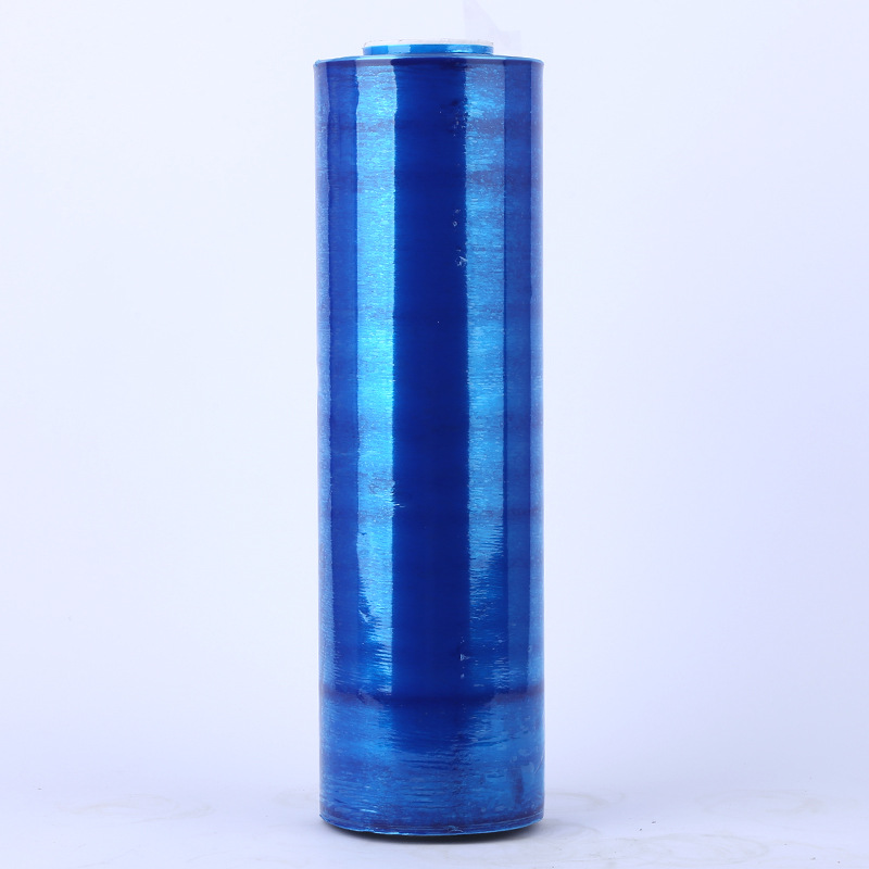 En stock suministro de película de bobinado multi-especificación película de estiramiento de color PE película de envoltura de plástico industrial al por mayor