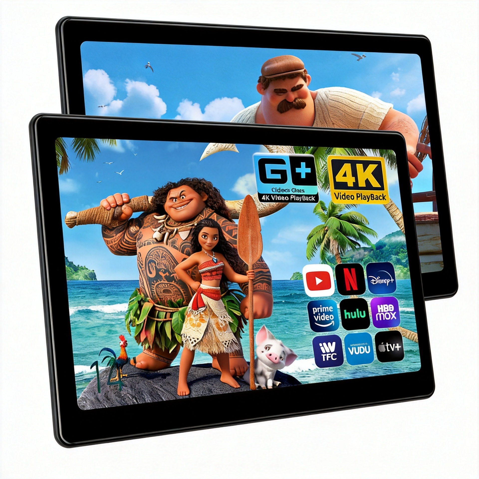 Cross-border new model 14inch Android headrest monitor WiFi multi-function mobile phone screen projection external rear-seat entertainment screen