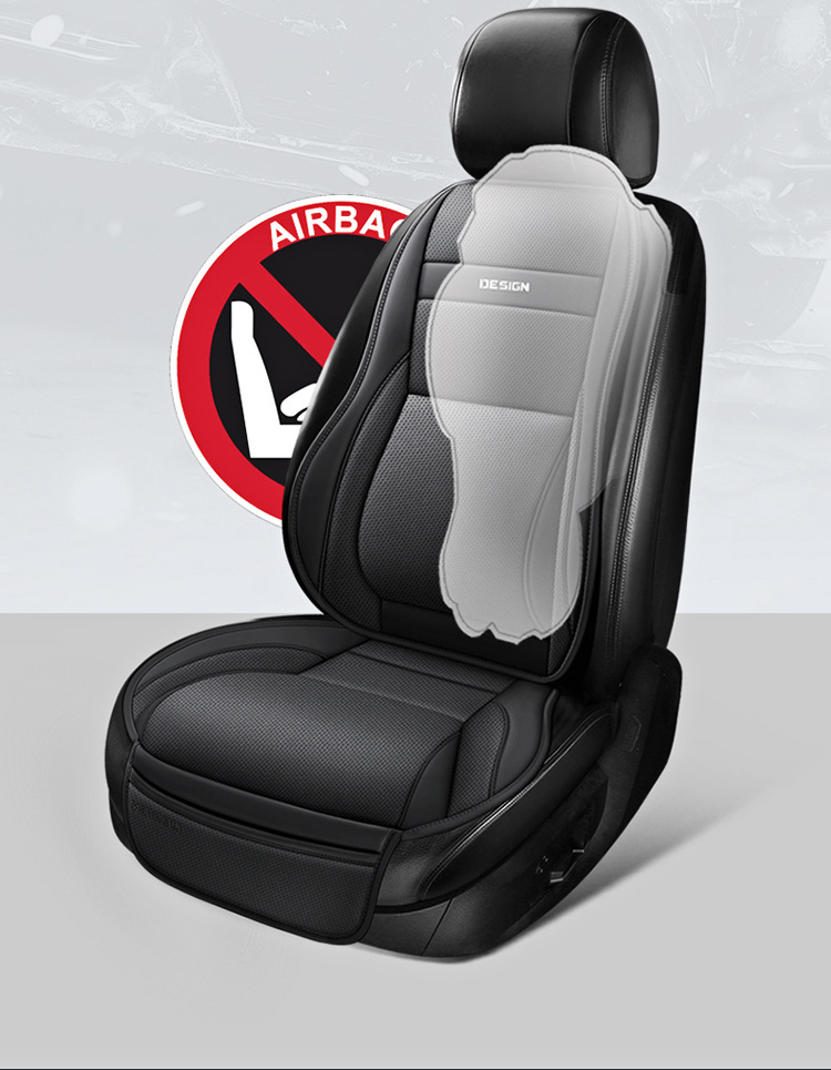 Cross-Border Special Supply of Car Seat Cushions for Five Seats, Universal with Lumbar Support and Leg Rest, Four-Season Universal Car Seat Cushions, Breathable Seat Covers