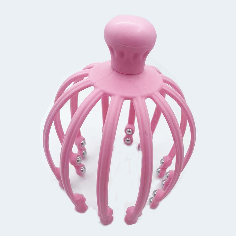 12 claw double beads pink