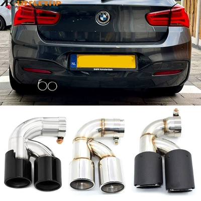 BMW F20 F21 118I 120I 116I 1 Seriyası İkili Qaz Borusu Səsboğucu