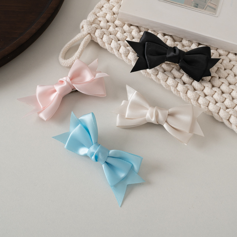 Women's Sweet Simple Style Bow Knot Cloth Hair Clip display picture 4