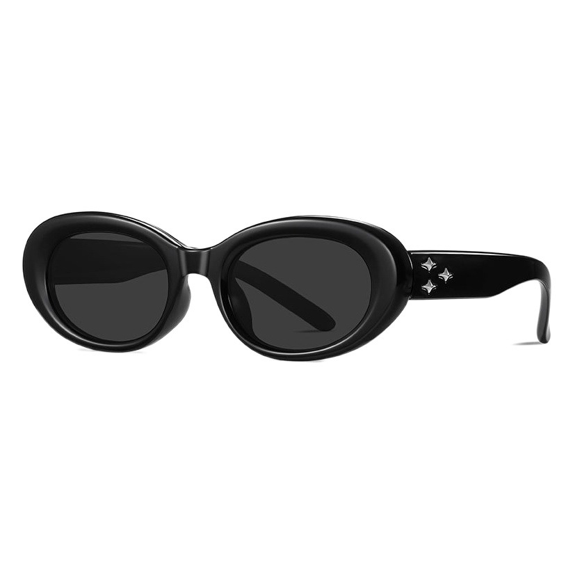 Douyin Venta caliente TR gafas polarizadas S23101 Gafas de sol de ojo de gato de alta gama Gafas de sol GM con remaches de estrellas retro