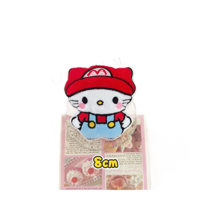优鑫卡通创意玩偶马里KT少女心玩具公仔可爱发夹头饰儿童服装配饰|undefined