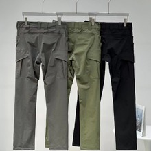 户外飞禽军版厚速干软壳冲锋裤直筒透气可外穿防风弹力登山战书男