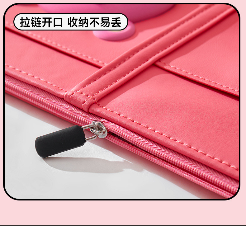 Strawberry Bear Car Sun Visor Storage Clip Multifunctional Document Holder Car Glasses Clip Holder Car Sunglasses Clip