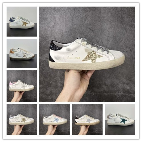 Putian Shoes Foreign Trade Superstar Genuine Leather Ggdb Vintage Distressed Shoes Unisex Star Shoes Dirty Shoes