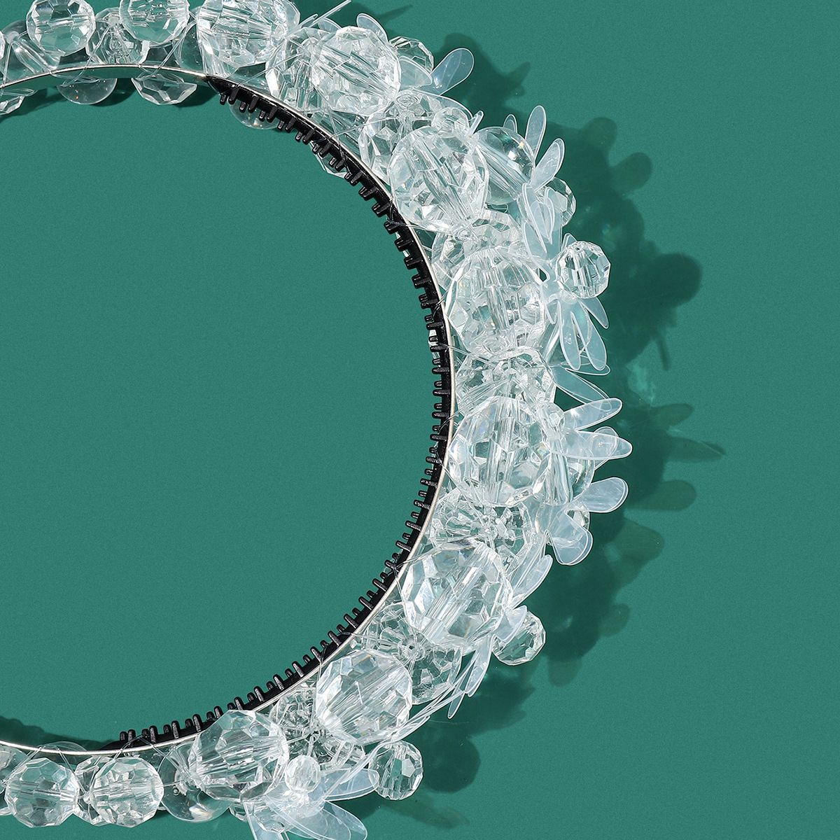 Fashion Flower Artificial Crystal Hair Band