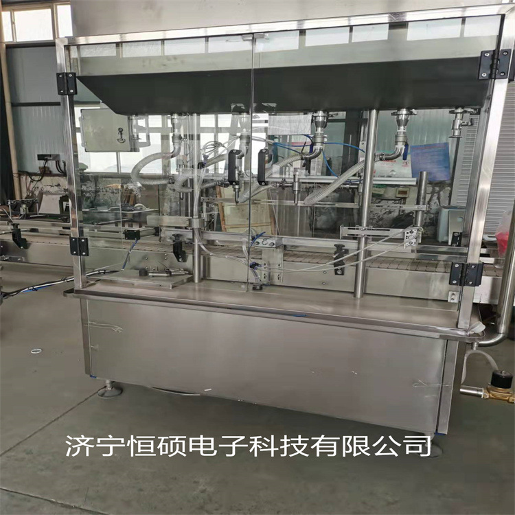 灌装旋盖机上海天津2KG洗衣液灌装拧盖机/塑料盖锁盖机高速压盖机