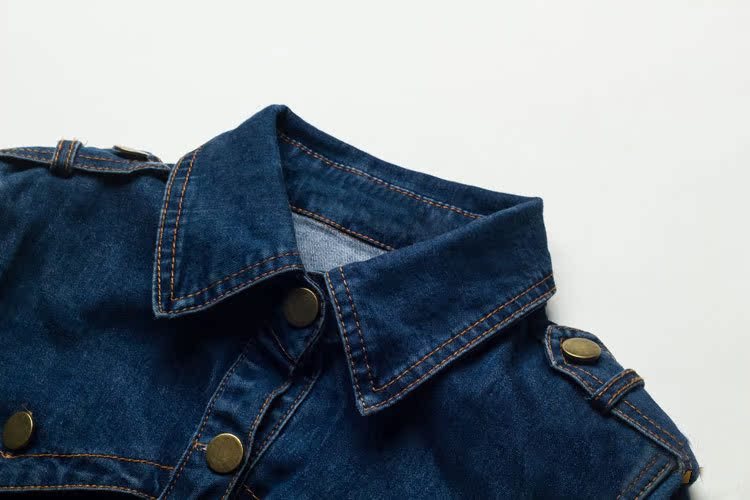 mid-length slim fit hip-hugging denim dress_mkmklike.com