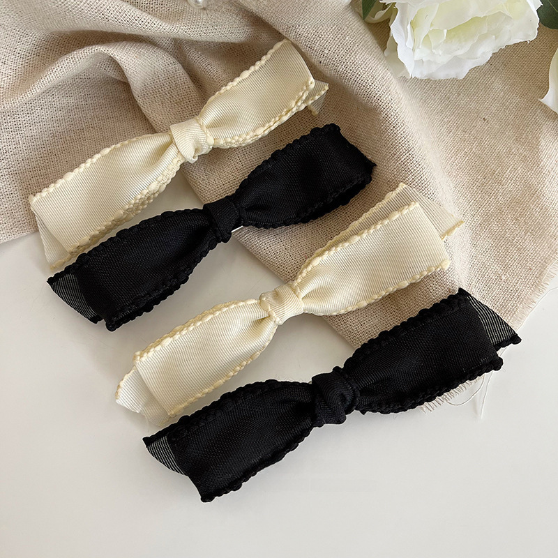 Frühling und Sommer Neue Ankunft Bogen Kopfbedeckungen 2023 Haarnadel Frauen Seite Pony Clip Schöne Rückseite des Kopfes Haar Zubehör_voghion.com