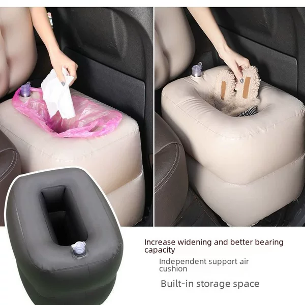 Car Inflatable Bed Gap Cushion Car Rear Seat Strip Inflatable Pier Square Pier Storage Pier Single Support Inflatable Pier