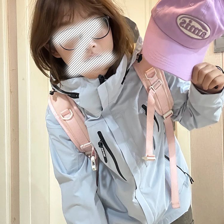 New Outdoor Jacket Women's Spring and Autumn Casual Windproof and Waterproof Mountaineering Clothing Hooded Windbreaker Jacket