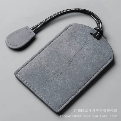 Car key bag Proximity Card Nfc Key Case - rice-car-logo-grey-simple-rope