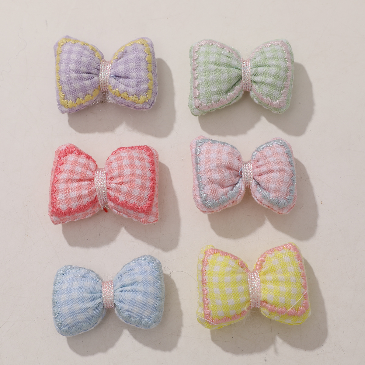 小清新甜美可愛少女網紗布藝蝴蝶結DIY手工髮飾玩偶服裝輔料配件