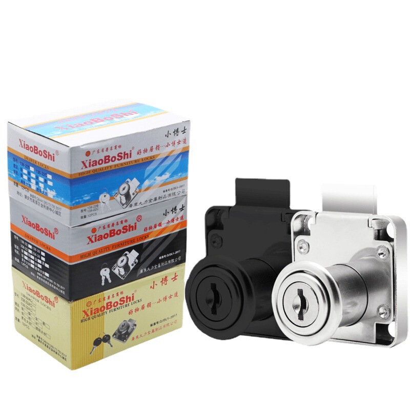 Small doctor drawer lock office iron cabinet lock swivel tongue lock square tongue furniture office wardrobe file cabinet lock door lock