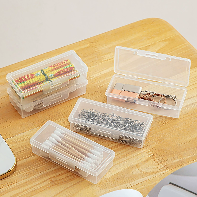 Коробка для хранения карт Прозрачная коробка карточка визитная карточка членская карточка коробка классифицируется с крышкой офисная коробка для хранения пластиковый ватный тампон