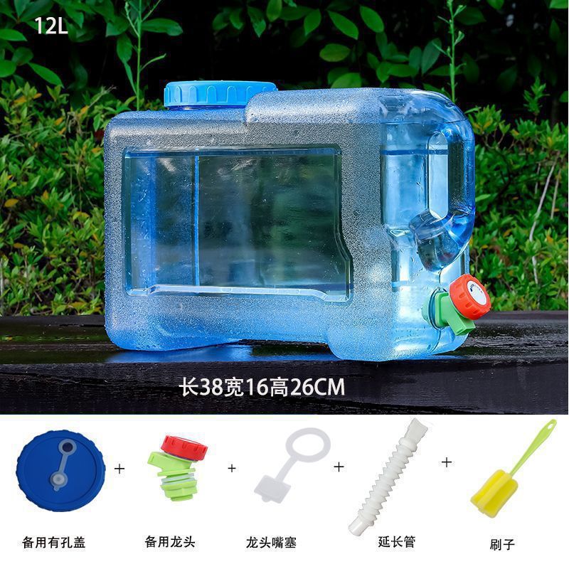 户外水桶车载自驾储水箱纯矿泉水家用储水用蓄水塑料桶带盖带龙头|undefined