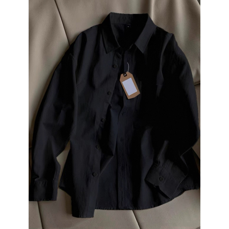 Korean Chic Shirt for Women, Dopamine Layering, Versatile Flesh-Covering Casual Shirt, Outer Cardigan, Sun Protection Top