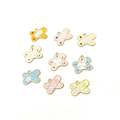 卡通 可愛OK繃 diy掛件鑰匙扣吊墜耳飾項鍊 飾品配件合金滴油