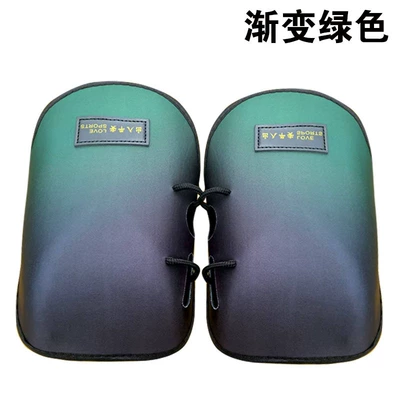 Motorcycle Handle Cover Protection Battery Motorcycle Handlebar Cover - one-pair-high-end-gradient-dark-green-safe-entry-and-exit-non-deformable-hand-guard