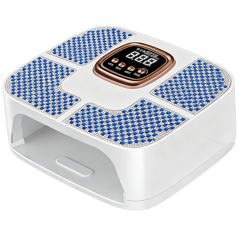 Lámpara de manicura de alta potencia de 160W, lámpara de manicura de secado rápido, pegamento de manicura UV, lámpara de fototerapia especial transfronteriza
