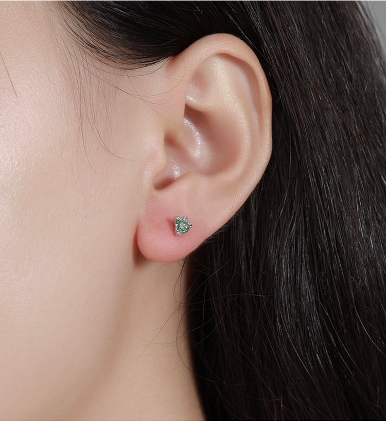 1g Weight 925 Sterling Silver Ear Needle Material Moissanite Inlay Material Ear Studs Classification 1 Pair Quantity Daily, Street Occasion 925 Sterling Silver Material Geometric Pattern All Seasons Season Unisex Gender Simple Style Style 1 Pair 925 Sterling Silver Moissanite Moissanite Earrings Geometric Ear Studs 10