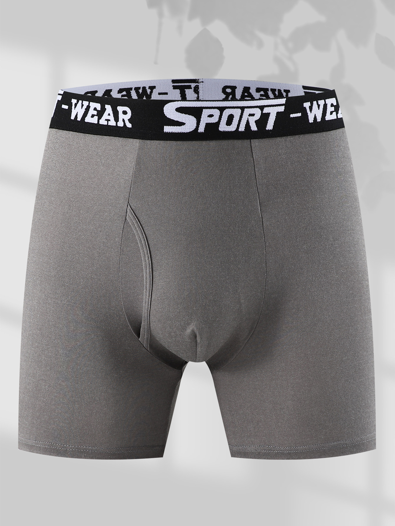 ドロップシッピングファッションソリッドカラーの男性の下着鮮やかなウエストバンド快適なボクサーパンツ速乾性スポーツ通気性ショーツ