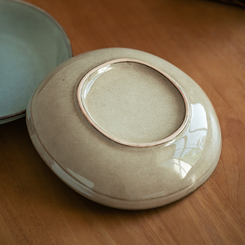 Creatividad japonesa para hacer viejos cuencos de cerámica sólida, cuencos de platos de restaurante, cuencos de ensalada, cuencos de pasta