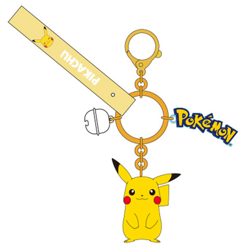 Pokémon Pikachu pendant school bag pendant cute Squirtle doll doll up to duck car keychain for women