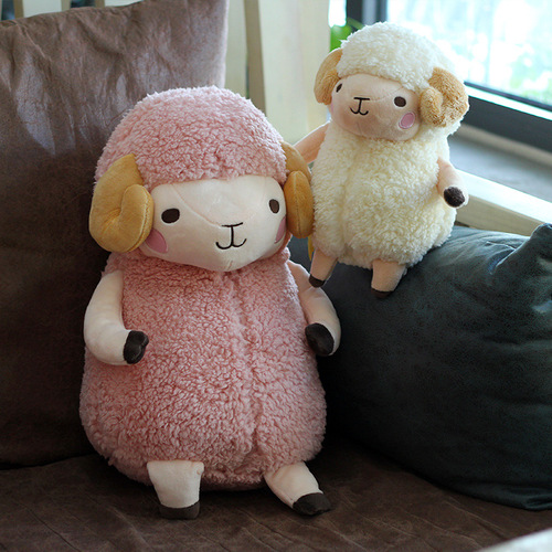 Lamb Doll Alpaca Plush Toy Little Sheep Doll Pleasant Goat Internet Celebrity Sitting Sheep Ugly Cute Doll Toy Pillow