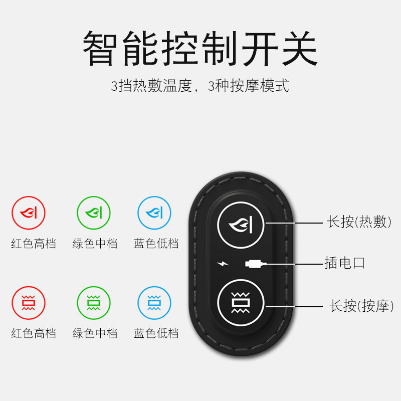 頚椎枕睡眠保護力椎マッサージ脊椎睡眠加熱非牽引円柱首保護枕|undefined