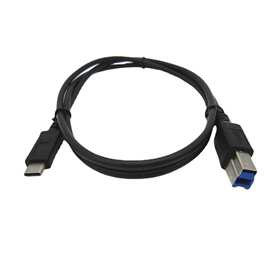 USB3.1转BM打印线 type-c打印线 USB-C型转标准B型硬盘转接数据线