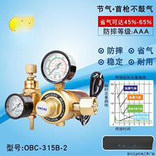 奥宾仕二氧气化碳气表减压阀双压阀压力表节能省气36V220V 直销厂