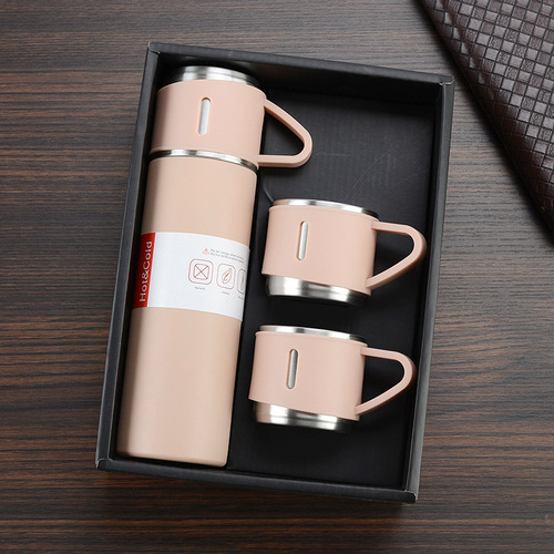 High-end Business Gift Set Cup Gift Activity Stainless Steel Insulated Cup Tea Companion Gift Basket Wholesale