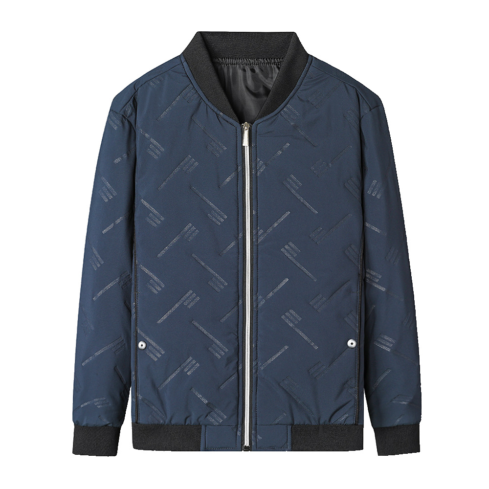 Abrigo acolchado de algodón transfronterizo para hombres 2023 Abrigo acolchado de algodón de invierno Moda de hombre de moda cálido cuello de béisbol Abrigo acolchado de algodón para hombres Algodón