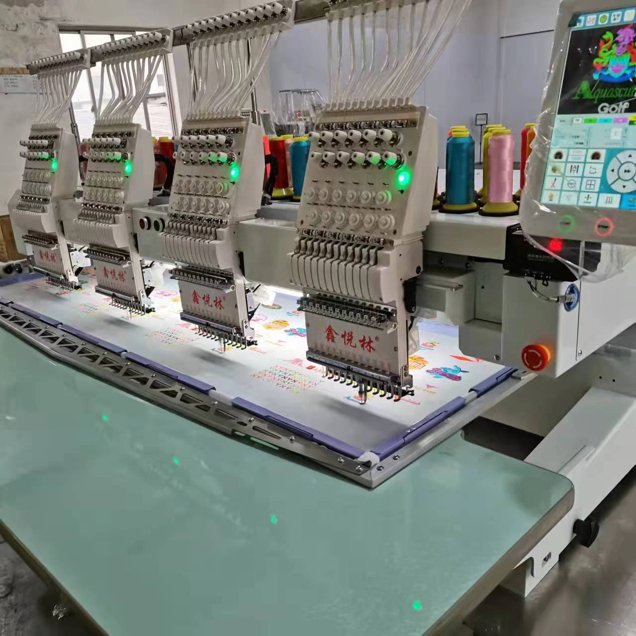 Fábrica directa máquina de bordado de computadora máquina de cabeza de caballo máquina de bordado de alta velocidad máquina de bordado de sequela de segunda mano