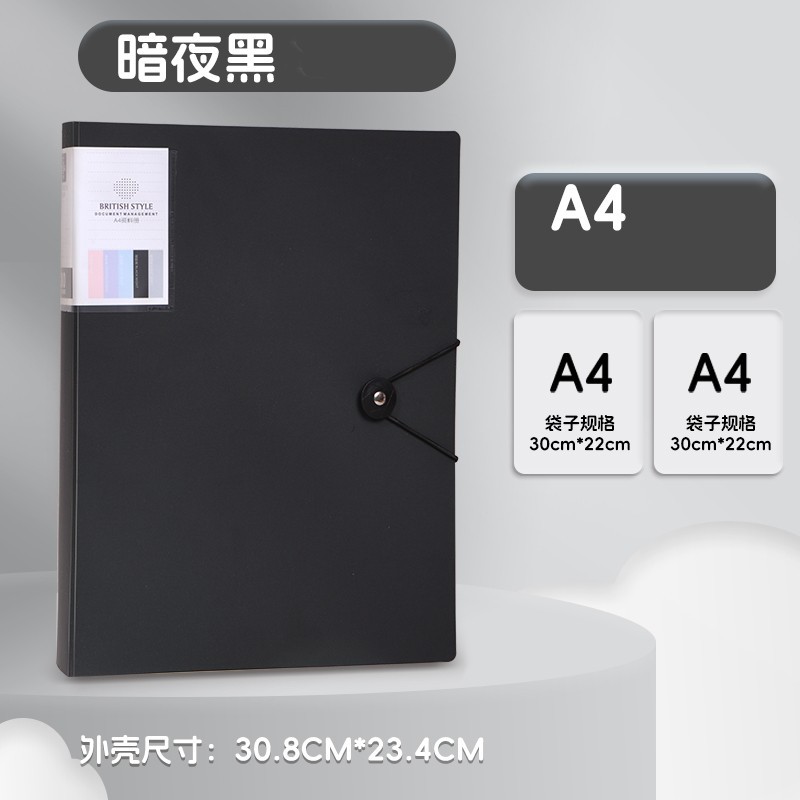 A4 libro de información carpeta de partituras recopilación de premios Informe de prueba de embarazo libro de archivo transparente carpeta de inserción 60 páginas