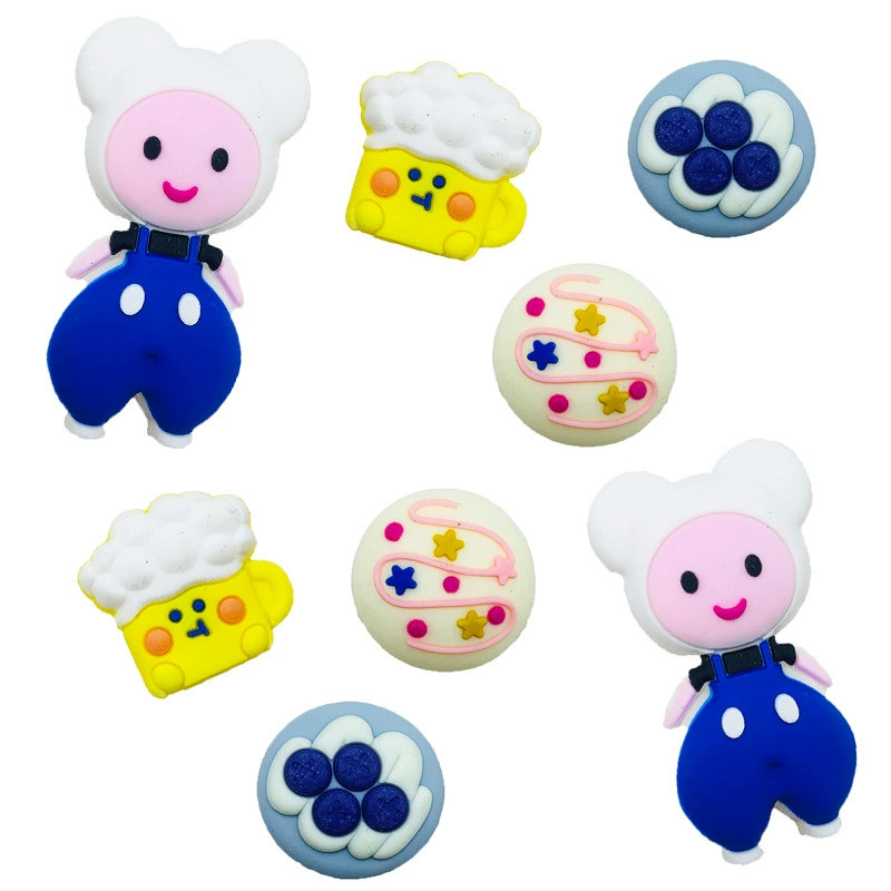 Мультяшная пещерная обувь обувь цветочный продвинутый смысл пещерная обувь аксессуары обувь украшения DIY пещерная обувь застежка обувь аксессуары пвх