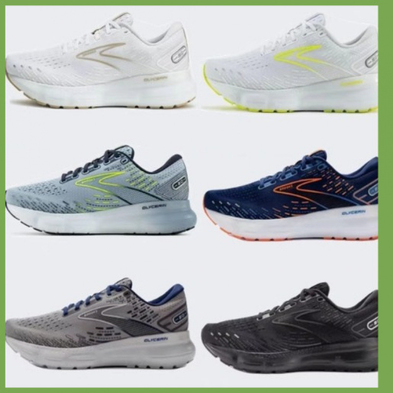 New Brooks Brooks 글리세린 글리세린 20 운동화 남성용 쿠셔닝 마라톤 질소 조깅화