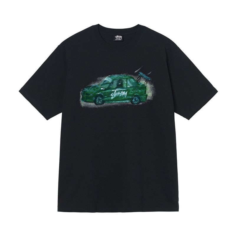 stusy スタッシー 2025年新作 8 男女兼用 半袖Tシャツ 夏 ブラック ホワイト メンズTシャツ ゆったり 230g|undefined