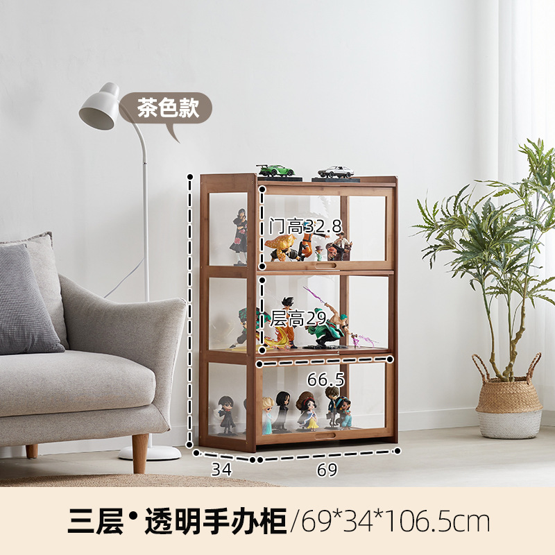 Lego gabinete de exhibición gabinete hecho a mano estante de exhibición gabinete de acrílico juguete anime modelo estante de almacenamiento transparente