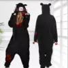 Black violent bear