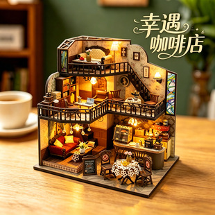 ���_��Ʒľ�|DIYС��ģ�����ֹ�ƴ�b����diy���B�����[������С��
