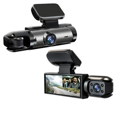 Driving recorder Night Vision, 360-Degree Front - dual-lens-dash-cam-no-wi-fi