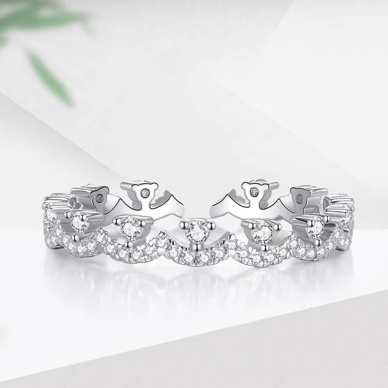 Shine Bright Everyday With Our Stunning Oval CZ Engagement Ring, 925 Sterling Silver Four-prong Setting. Stack With Three-row Cz, Minimalist Matte Geo_voghion.com
