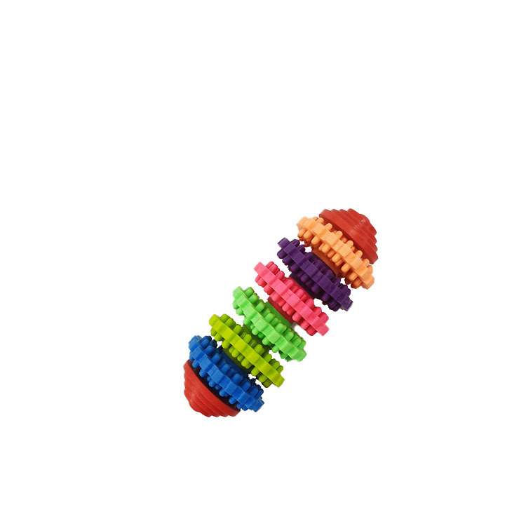 Suministro directo de fábrica juguete para perros TPR goma suave giratoria entrenamiento para perros juguete educativo interactivo suministros para mascotas