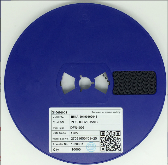 ESD防静电保护管PESDHC2FD5VUH原装芯导Prisemi DFN1006L